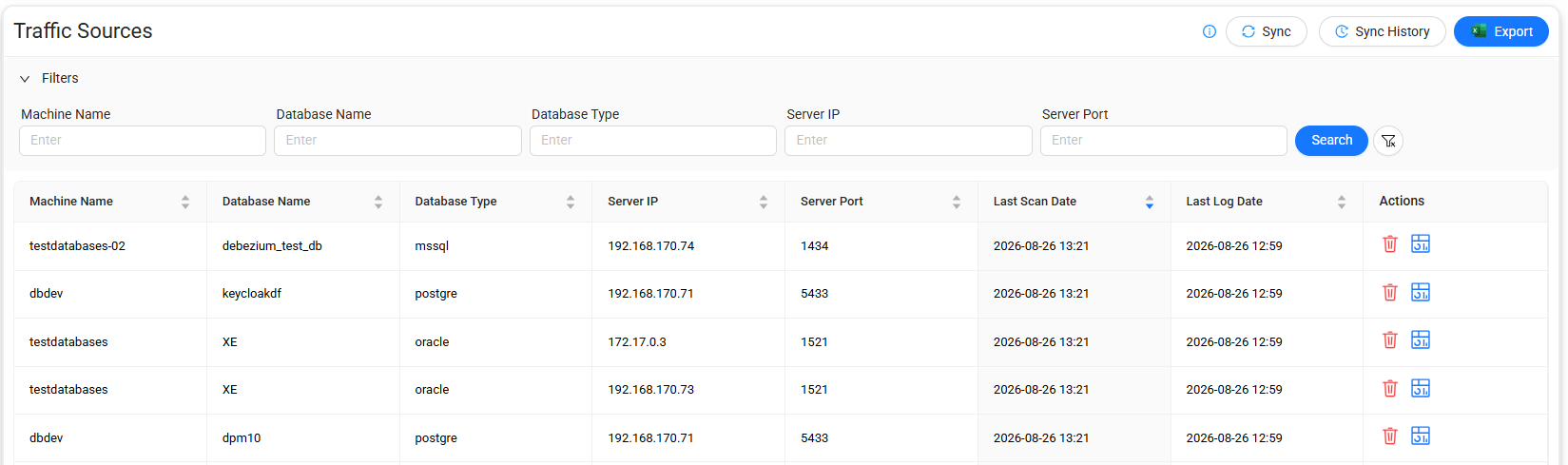 Sources - Data Touch